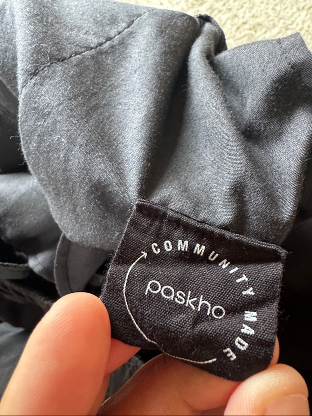 PASKHO Community Made Insanely Comfy Wide leg Travel Flight Pants Size Xl Black - Picture 5 of 7